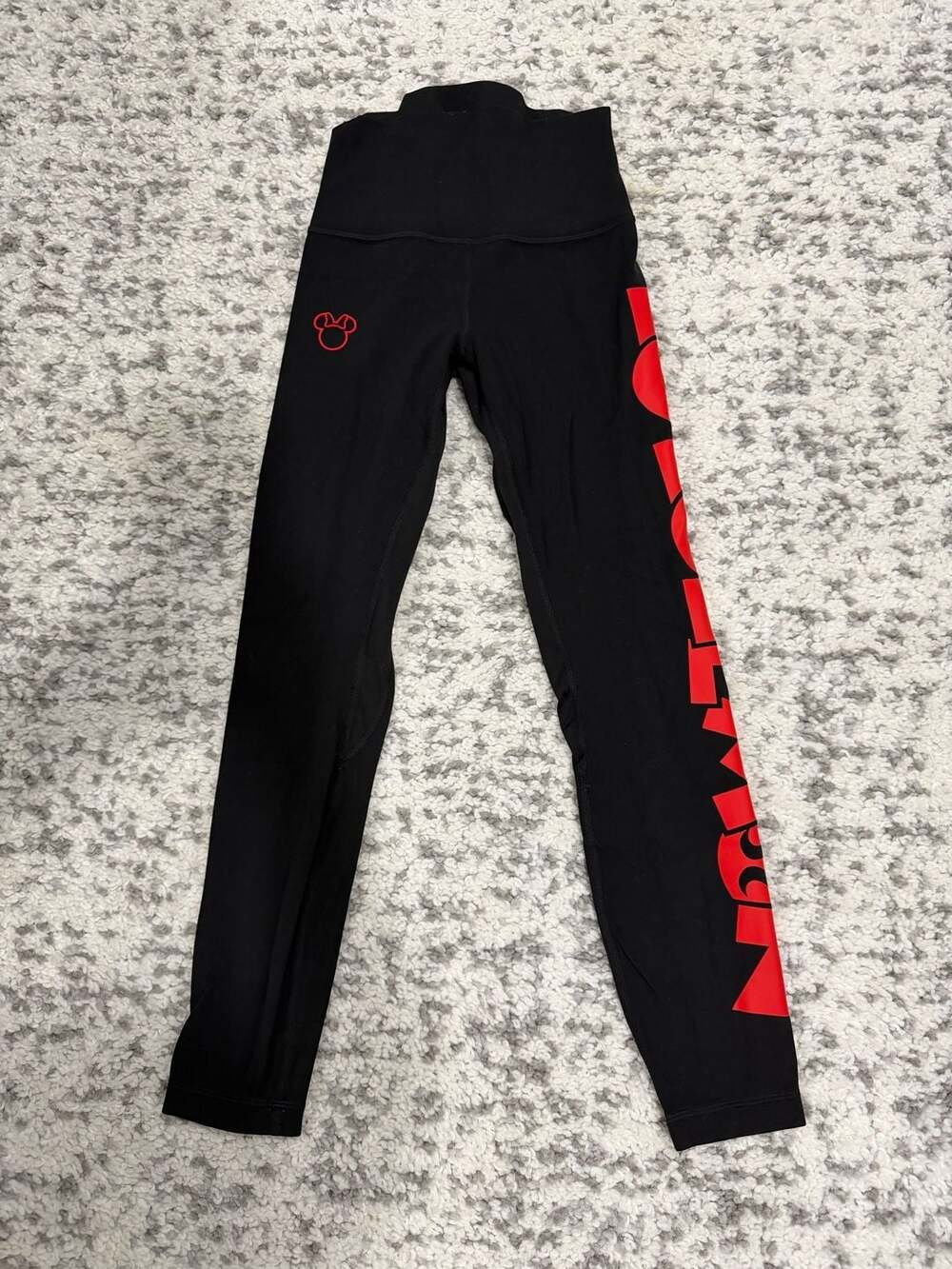 Lululemon x Disney Minnie Mouse Wunder Under High-Rise Tight 25" Size 4
